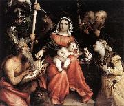 Mystic Marriage of St Catherine, Lorenzo Lotto